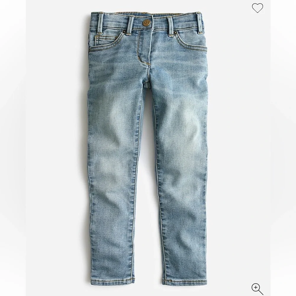 Crewcuts Girls' runaround jean in denim wash size 12 NWT